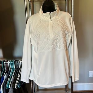 Avia 1/4 Zip White Pullover